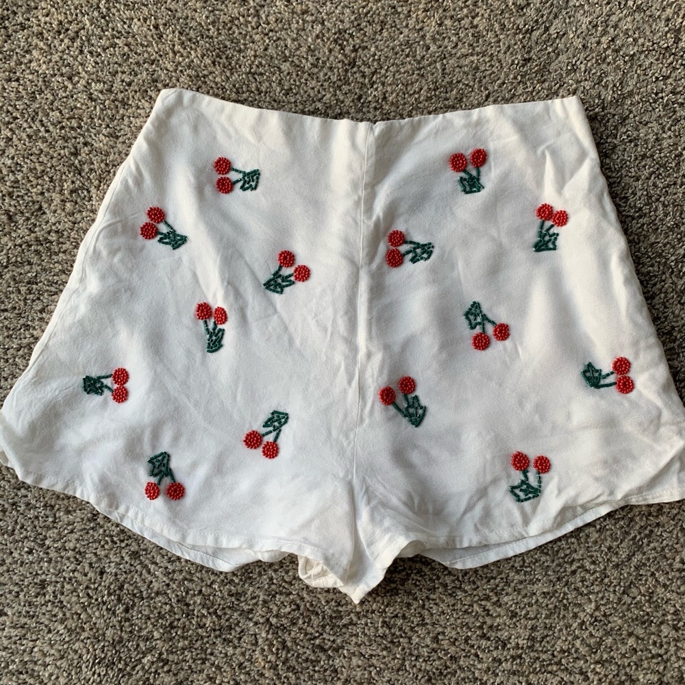 Majorelle - White cherry shorts - XXS